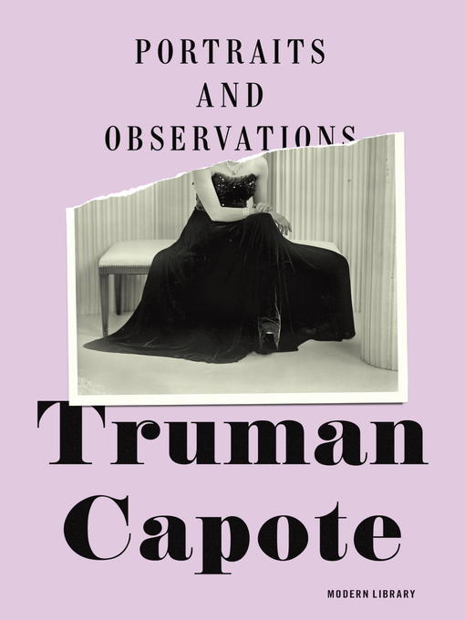Title details for Portraits and Observations by Truman Capote - Wait list